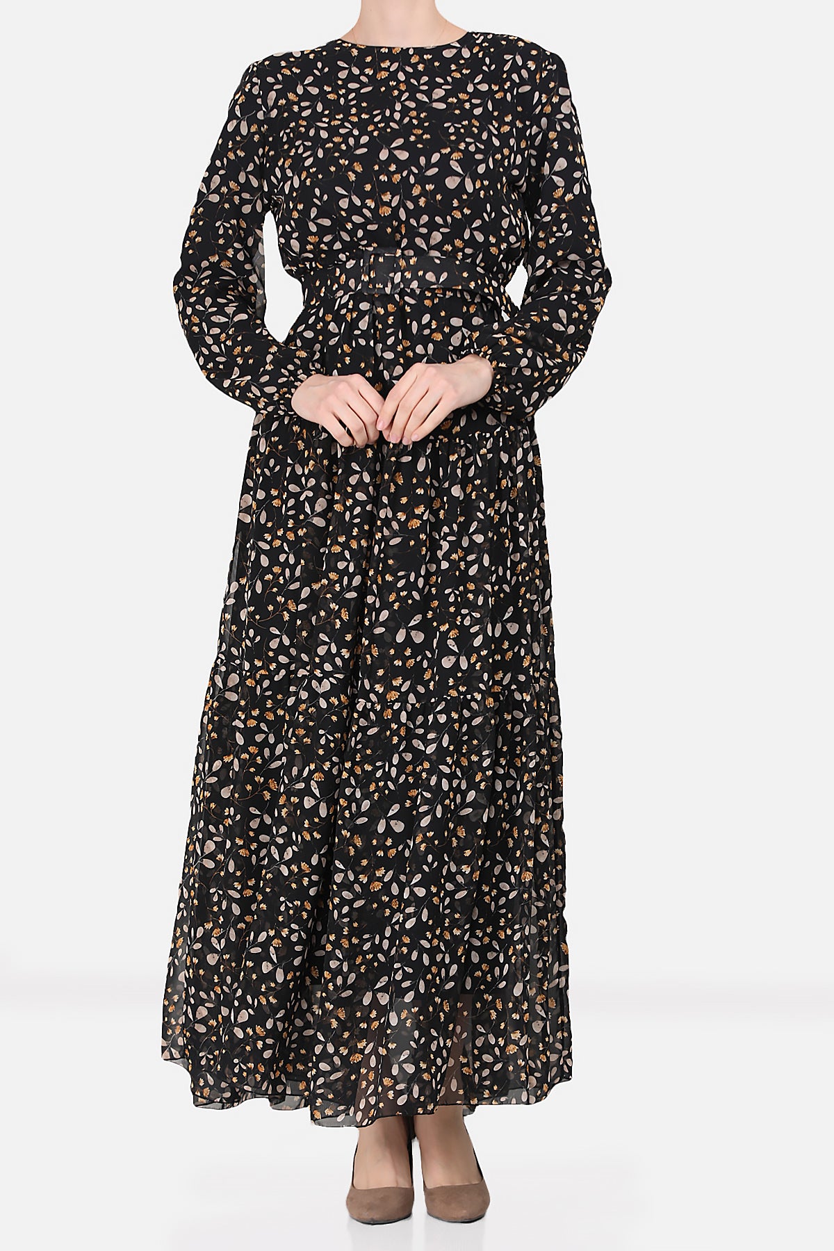 Lange jurk chiffon jurk voor dames - NELB0007D4515DS6