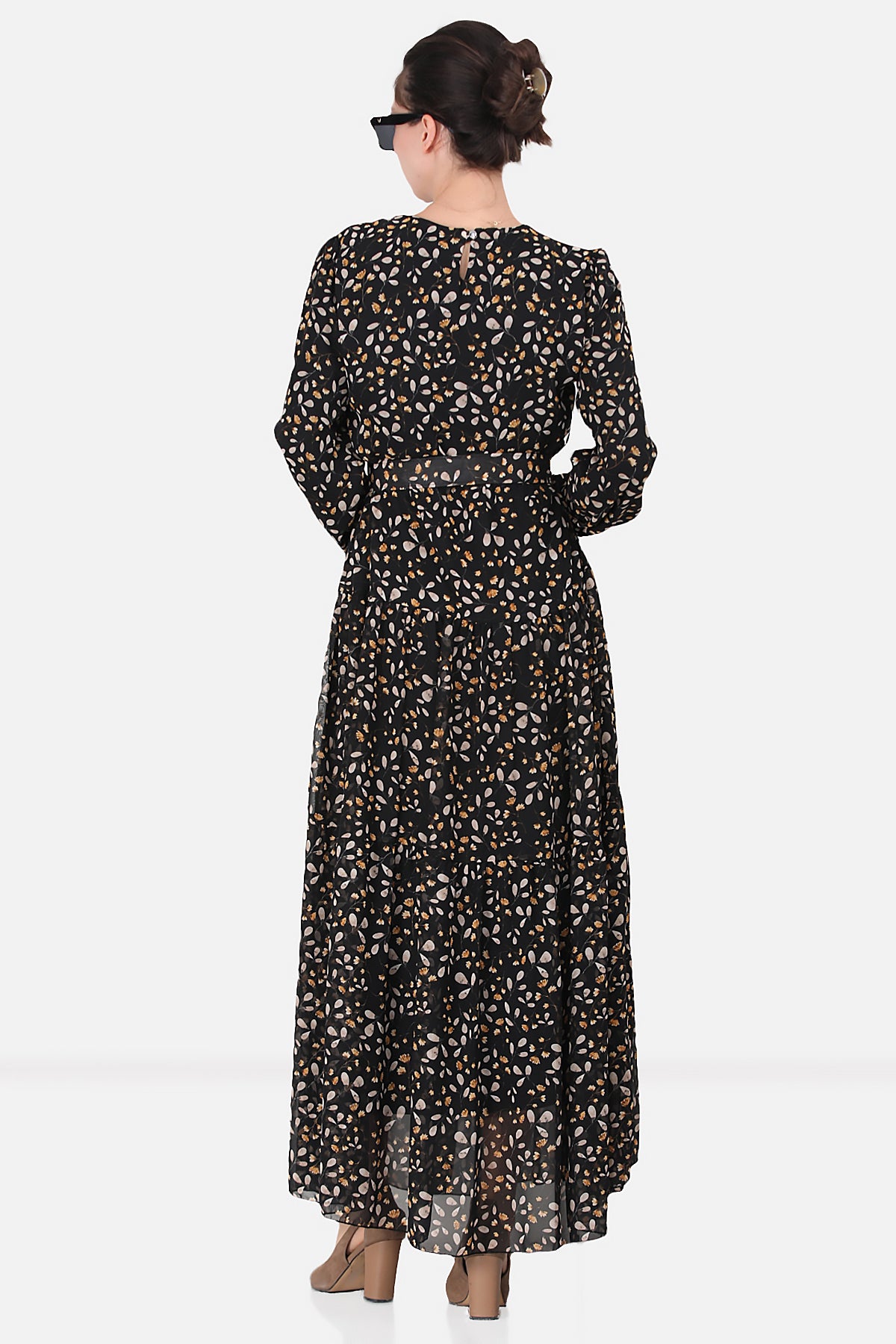 Lange jurk chiffon jurk voor dames - NELB0007D4515DS6