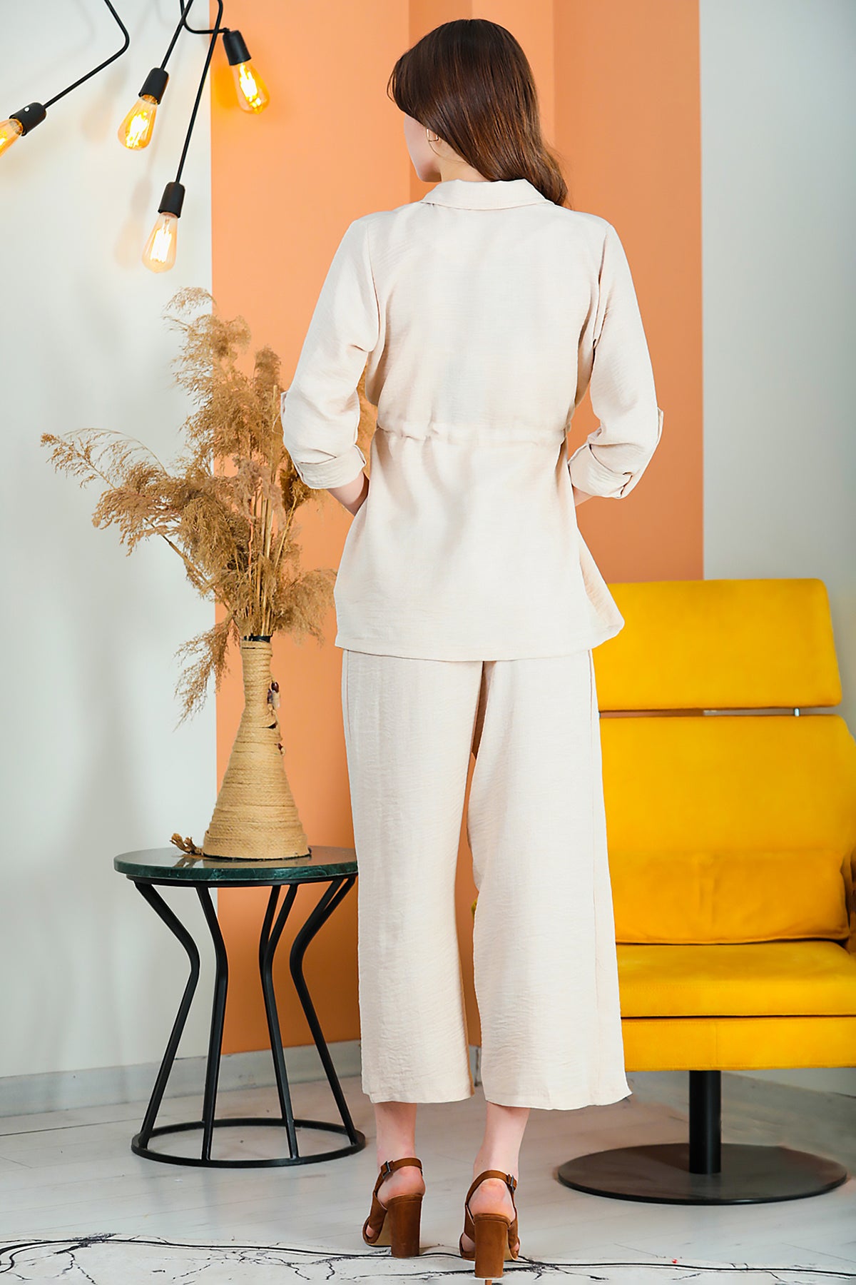 Two-piece set leisure elegant suit women - NTKM0007D4723TAŞ