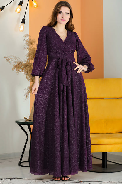 Lange maxi-jurk Trouwjurk voor dames - NYELB0553D9427K-M