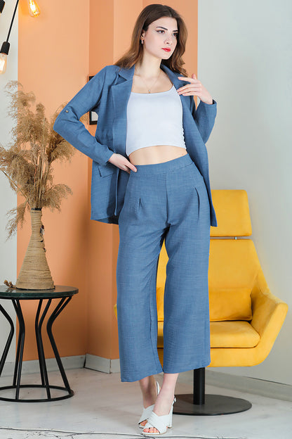 Two-piece set leisure elegant suit women - NTKM0007D4723İND