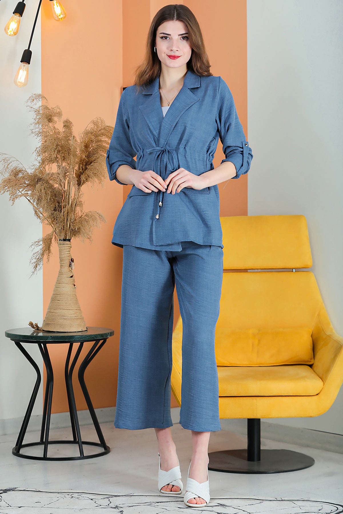 Two-piece set leisure elegant suit women - NTKM0007D4723İND