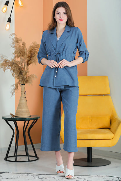 Two-piece set leisure elegant suit women - NTKM0007D4723İND