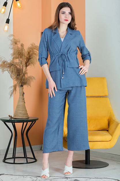 Two-piece set leisure elegant suit women - NTKM0007D4723İND