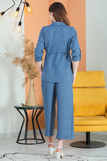 Two-piece set leisure elegant suit women - NTKM0007D4723İND