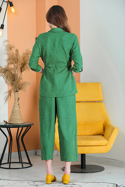 Two-piece set leisure elegant suit women - NTKM0007D4723YŞL