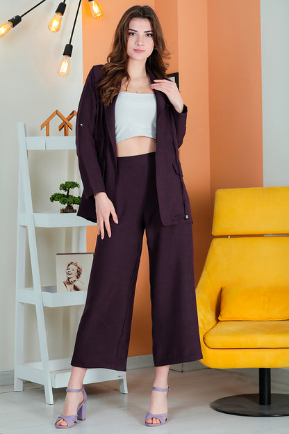 Two-piece set leisure elegant suit women - NTKM0007D4723K-M