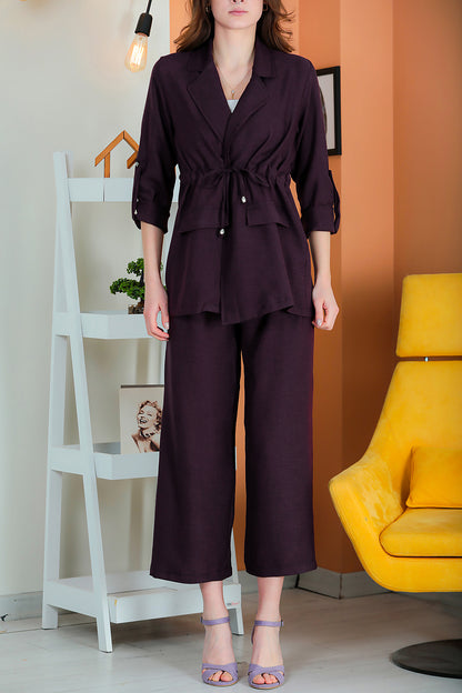 Two-piece set leisure elegant suit women - NTKM0007D4723K-M