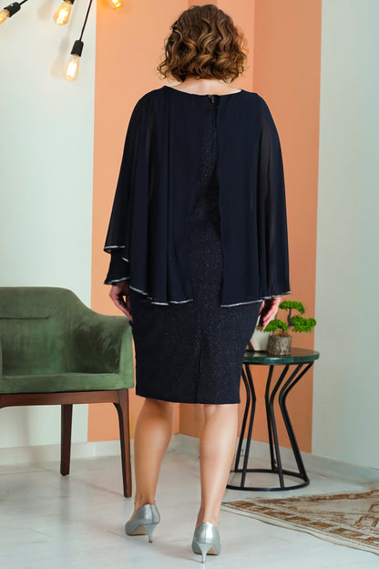 Damen Midikleid Sommerkleid Hochzeit für Größen NELB0553D9721LCV