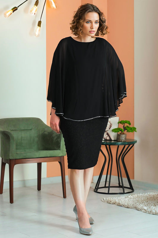 Damen Midikleid Sommerkleid Hochzeit für Größen NELB0553D9721SYH