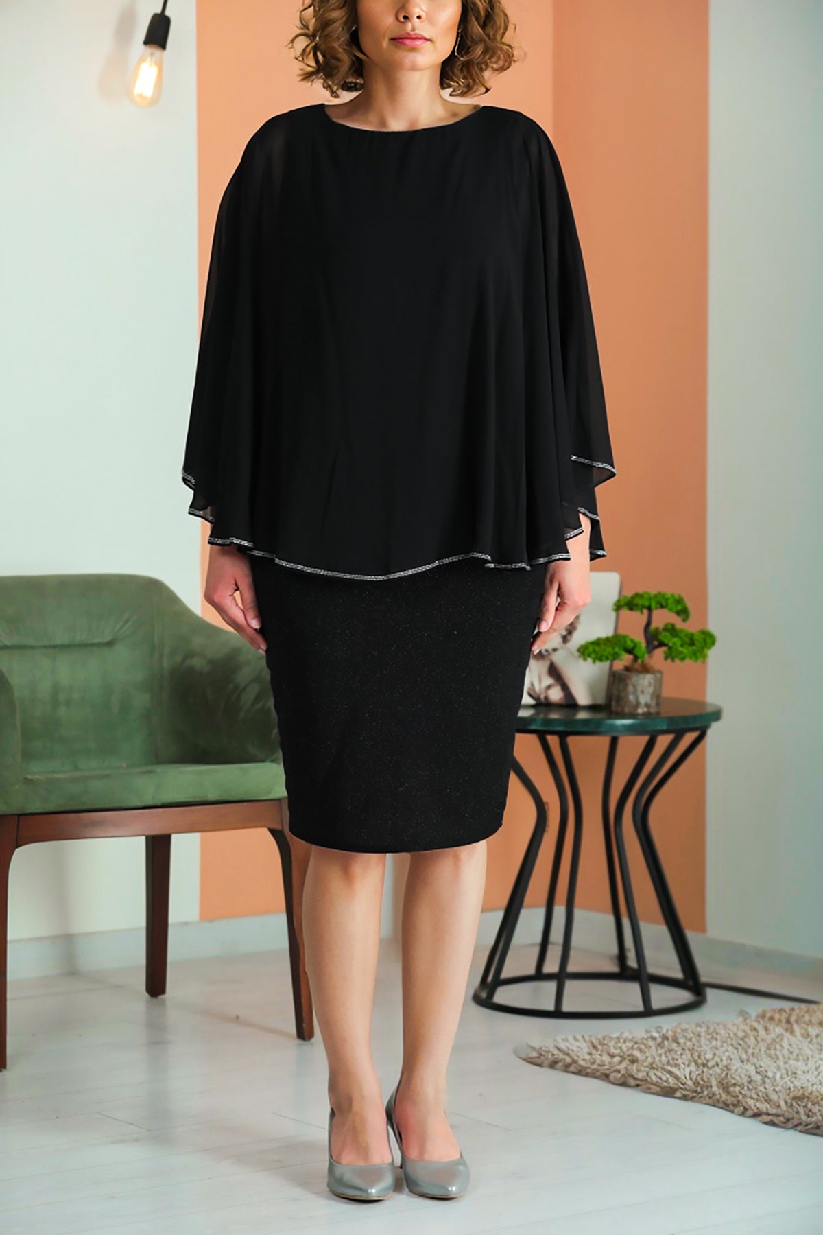 Damen Midikleid Sommerkleid Hochzeit für Größen NELB0553D9721SYH