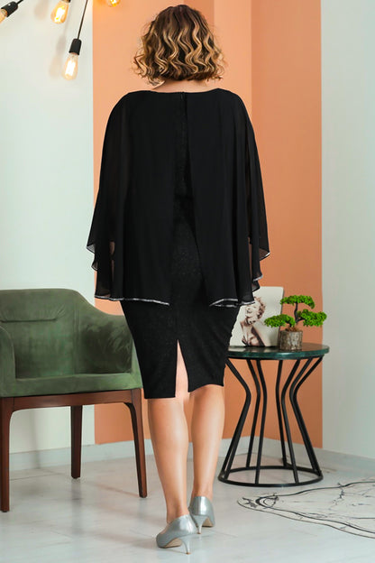 Damen Midikleid Sommerkleid Hochzeit für Größen NELB0553D9721SYH