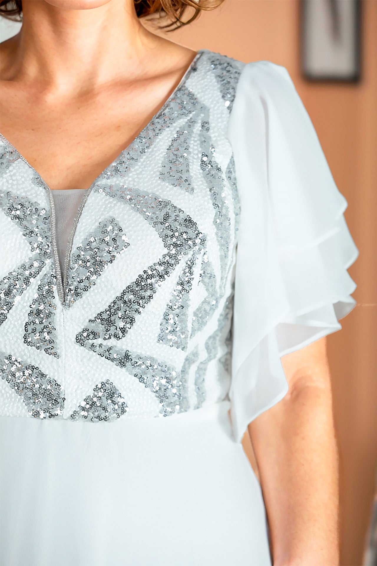 Langes Maxikleid Hochzeitskleid für Damen - NELB0553D9827EKR