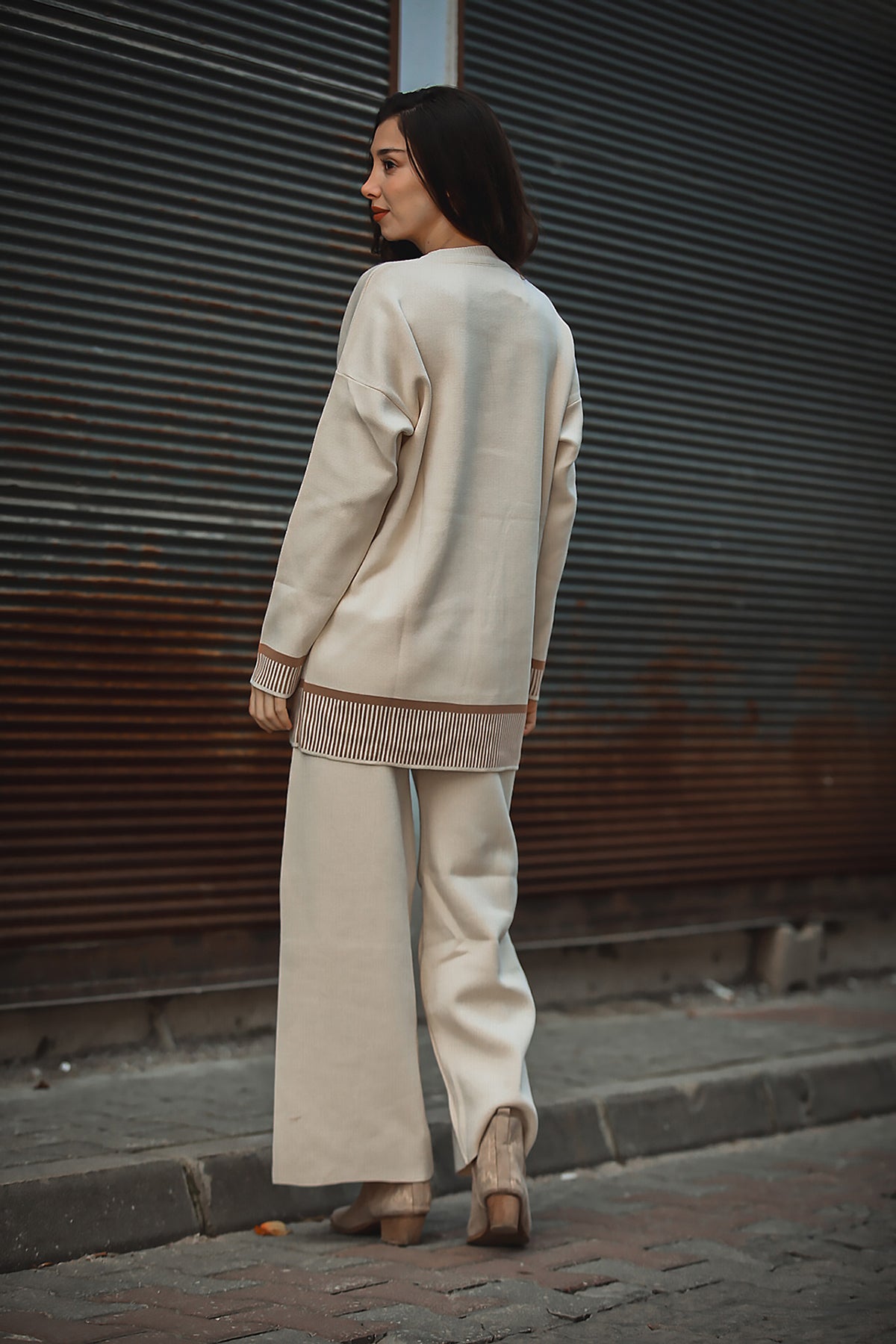 Gebreide damesset - NTKM0007K9015EKR