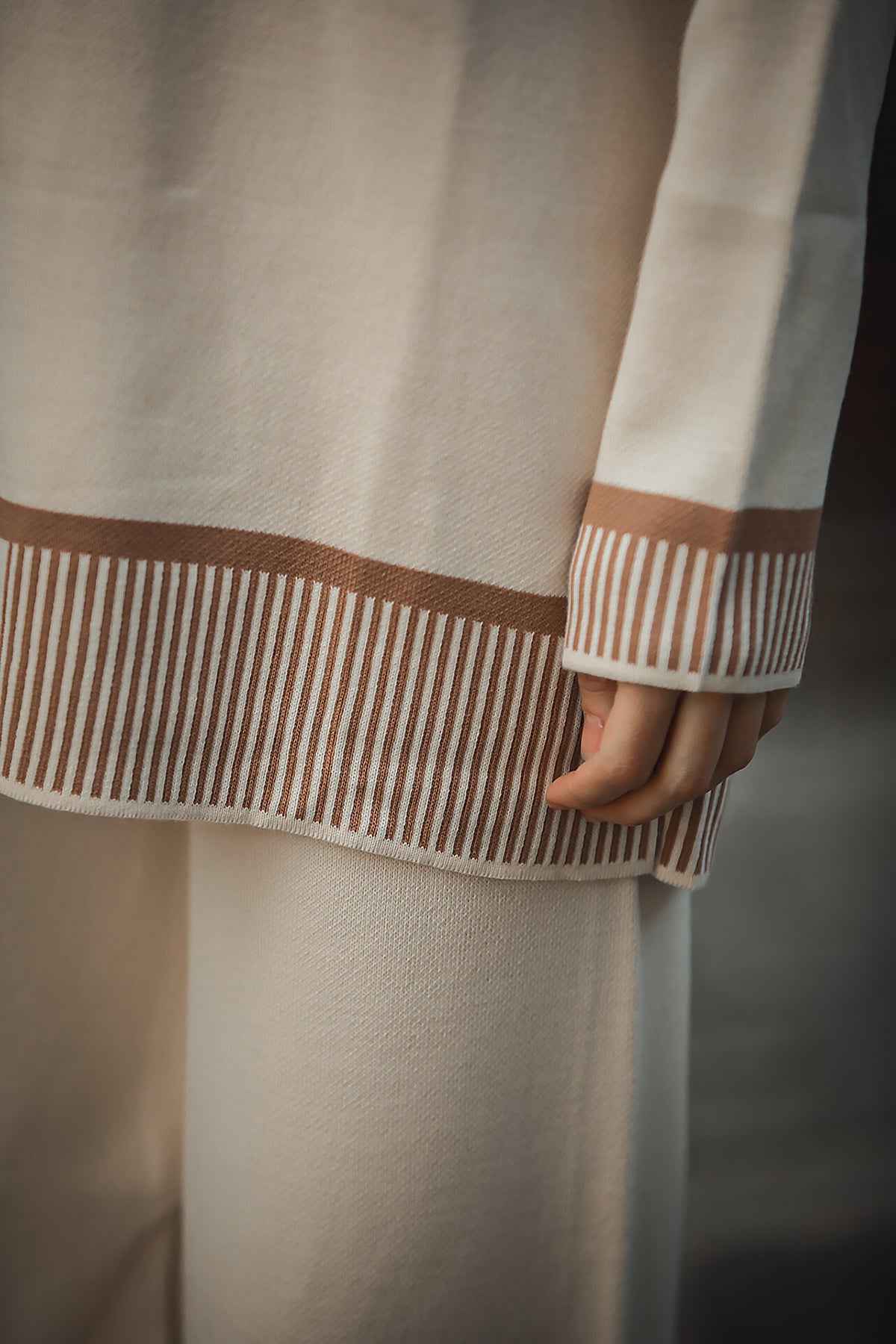 Gebreide damesset - NTKM0007K9015EKR