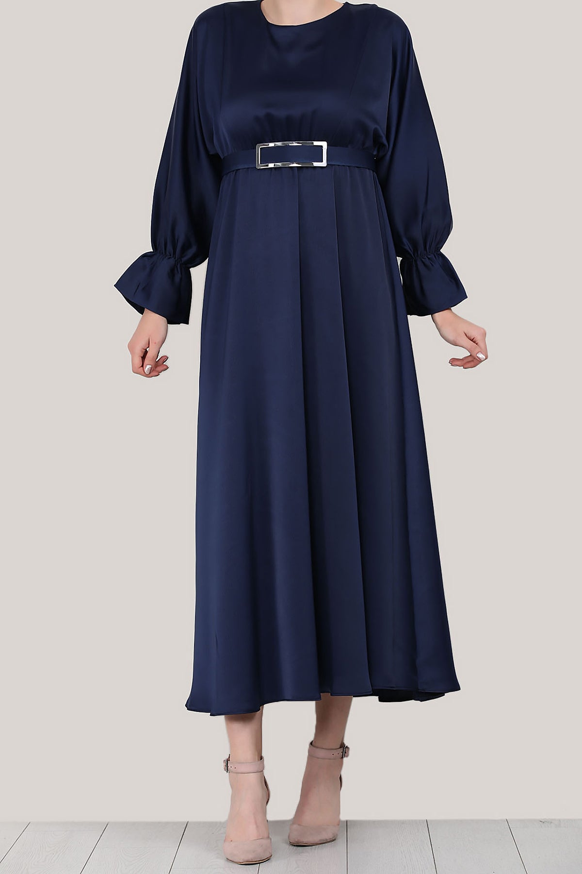 Langes Kleider Abaya Hijab Kleid Damen - NELB0007D7291LCV