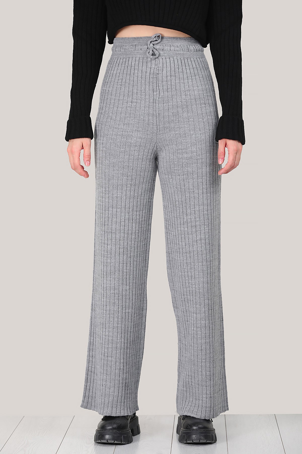 Damenhose mit weiten Beinen Einheitsgröße - NPNT0007D2016GRI