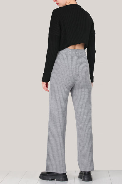 Damenhose mit weiten Beinen Einheitsgröße - NPNT0007D2016GRI