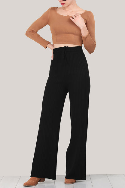 Damesbroek met wijde pijpen, one size - NPNT0007D2016SYH