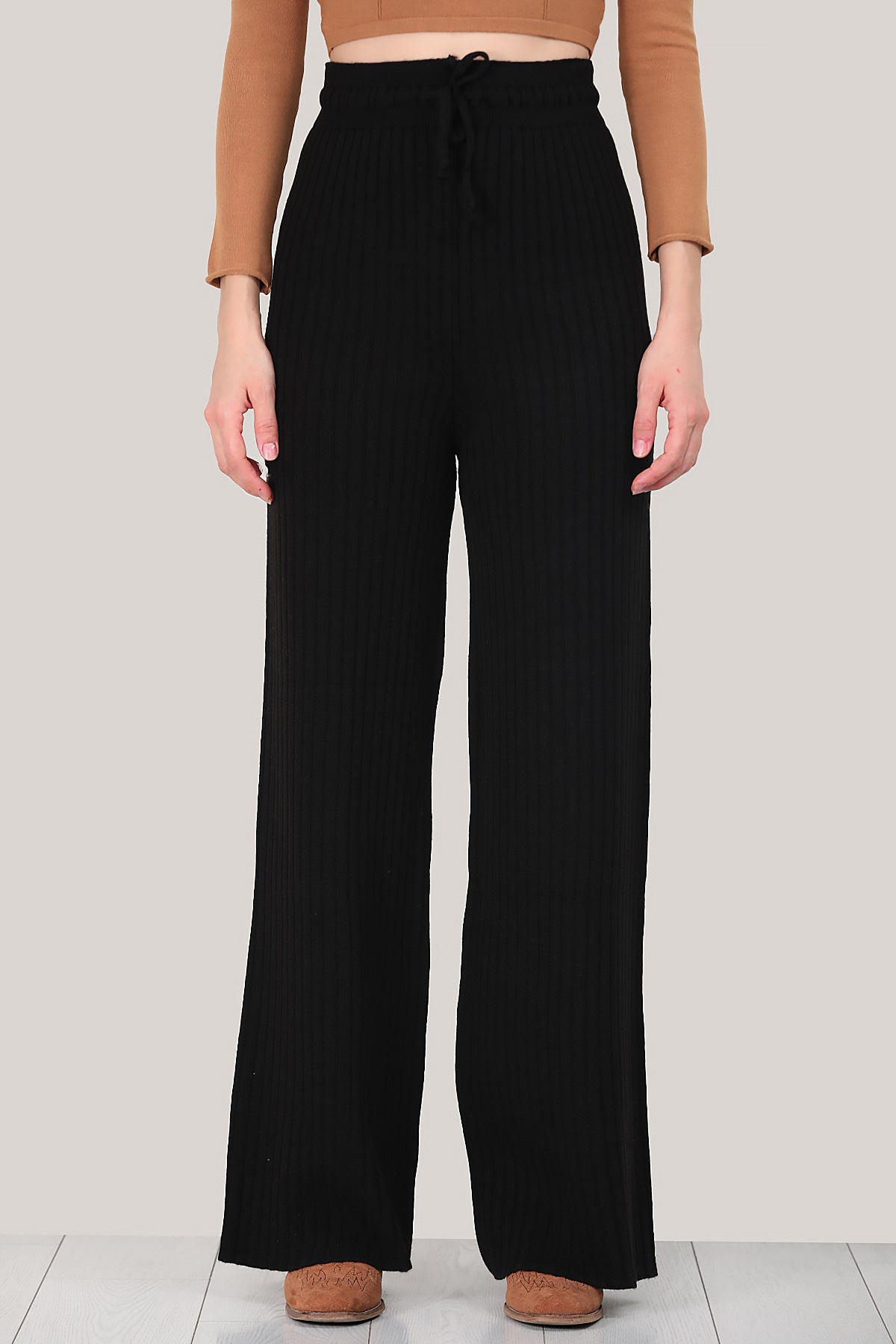 Damesbroek met wijde pijpen, one size - NPNT0007D2016SYH