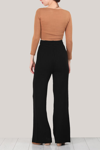 Damesbroek met wijde pijpen, one size - NPNT0007D2016SYH