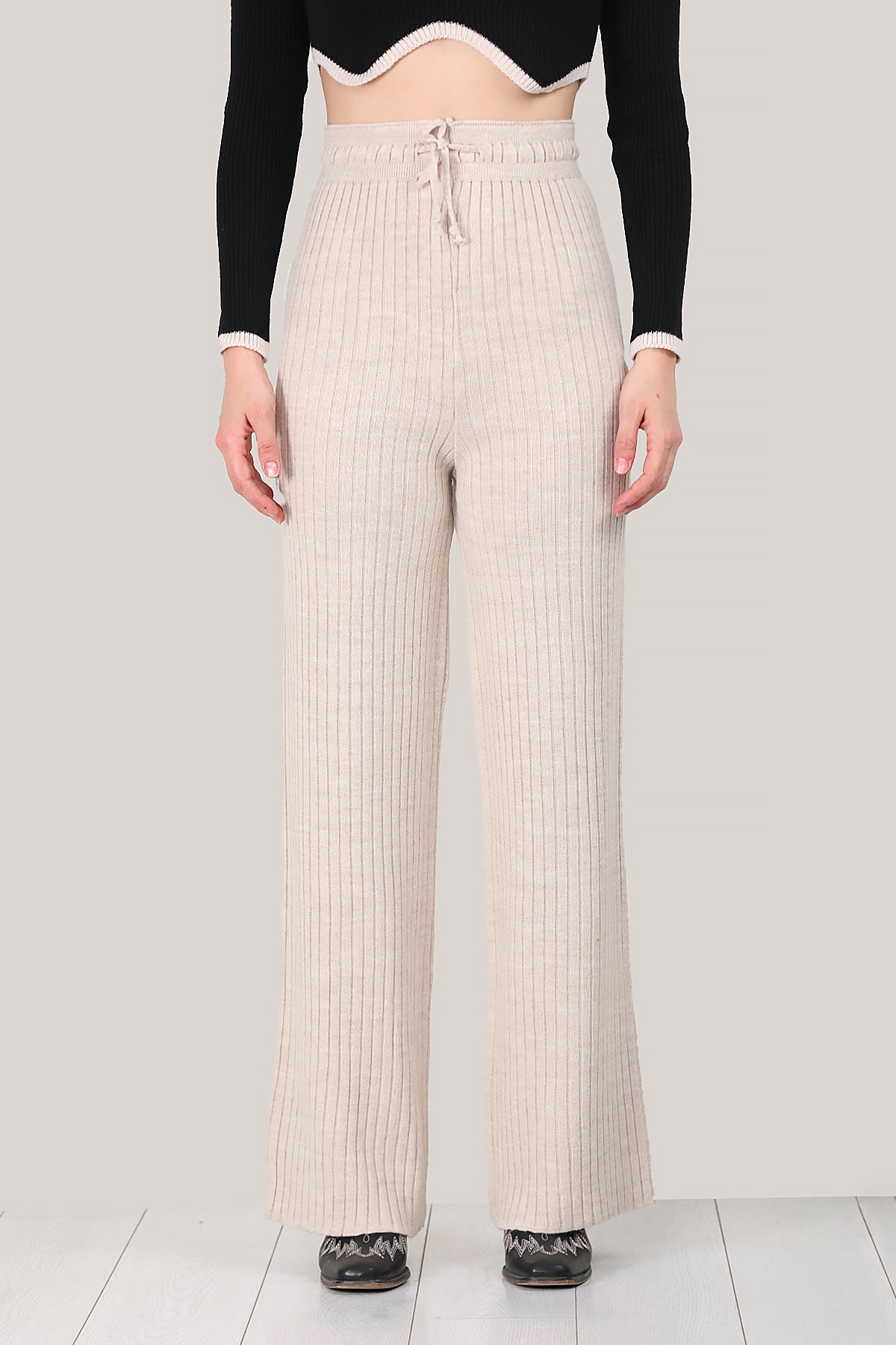 Damenhose mit weiten Beinen Einheitsgröße - NPNT0007D2016TAŞ