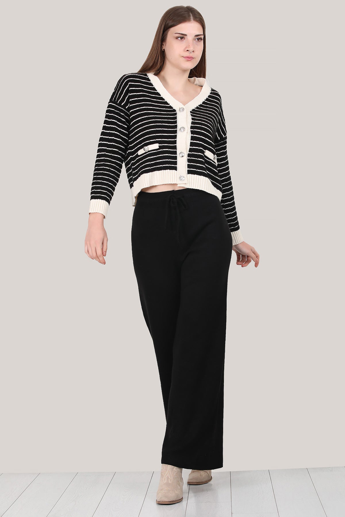 Damenhose mit weiten Beinen Einheitsgröße - NPNT0007K2017SYH