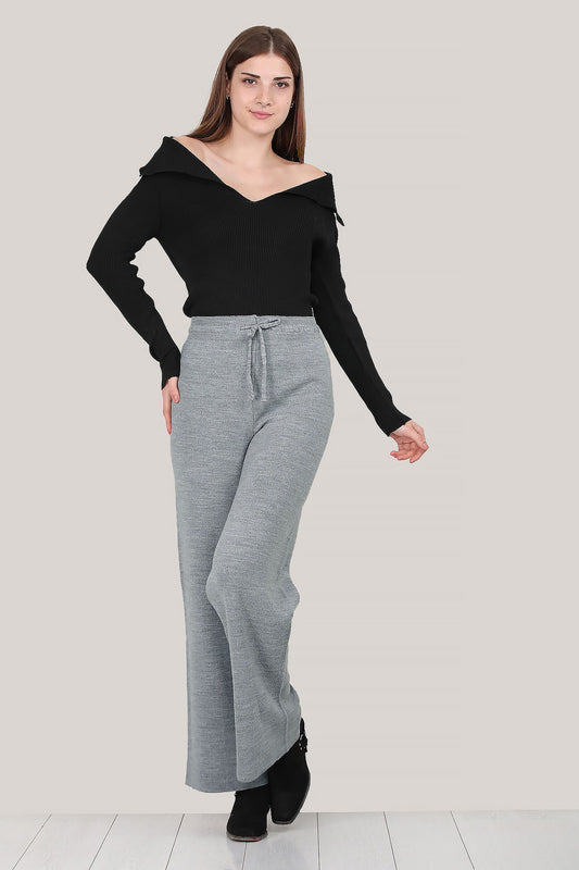 Damenhose mit weiten Beinen Einheitsgröße - NPNT0007K2017GRI