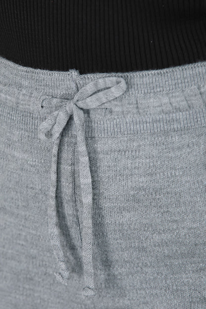 Damesbroek met wijde pijpen, één maat - NPNT0007K2017GRI