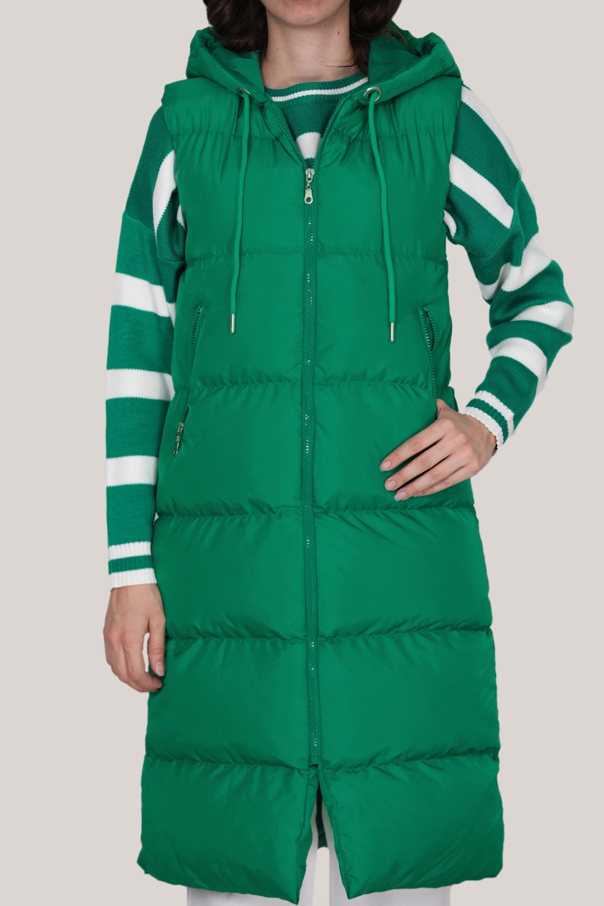 Steppjacke Puffermantel für Damen - NYLK0063D8687YŞL