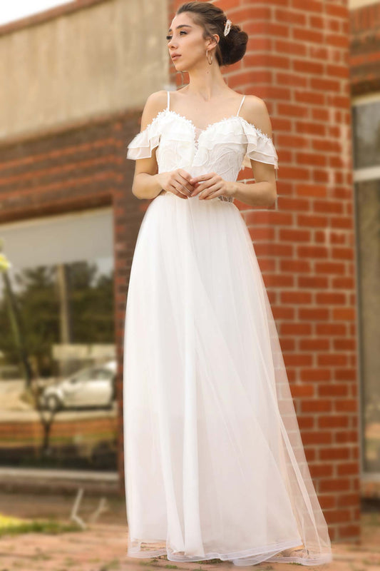 Langes Maxikleid Sommerkleid für Damen - NELB0553D8670EKR