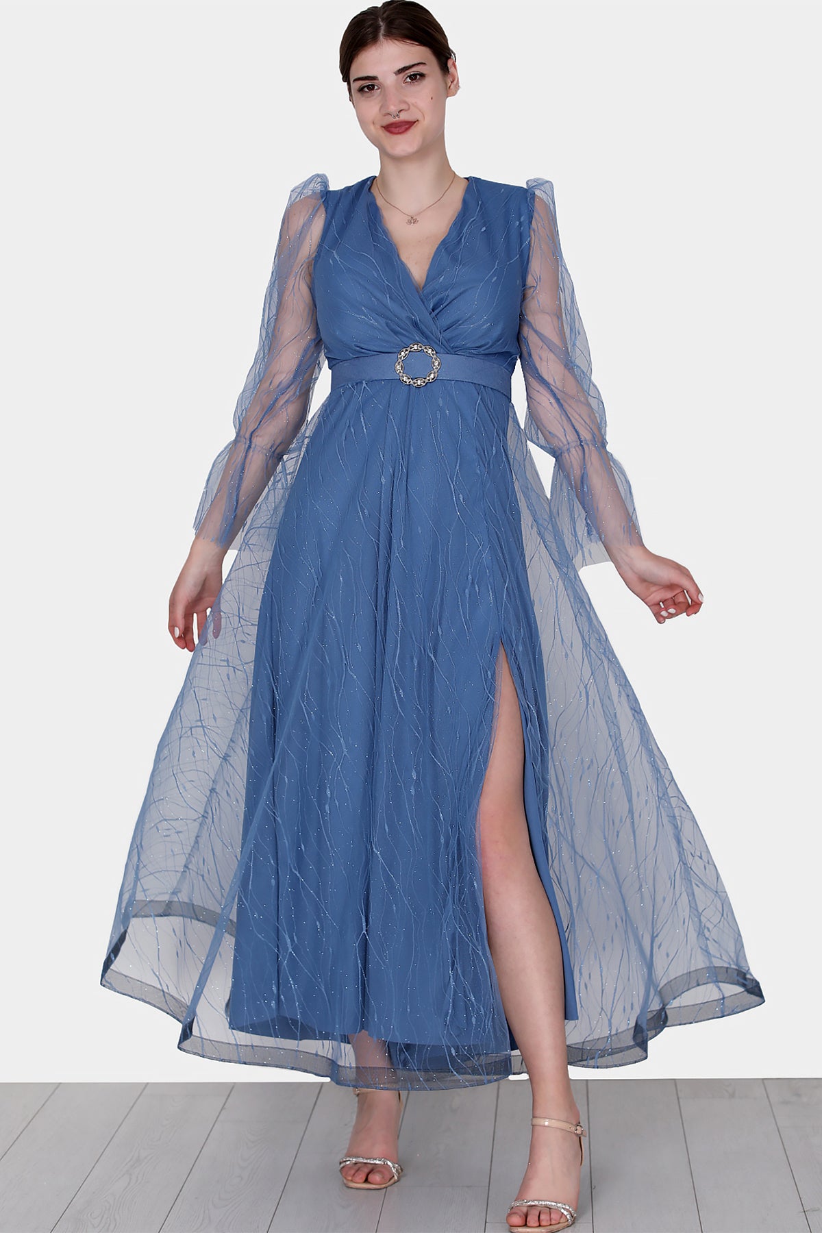 Lange maxi-jurk zomerjurk voor dames - NELB0572D5142iND