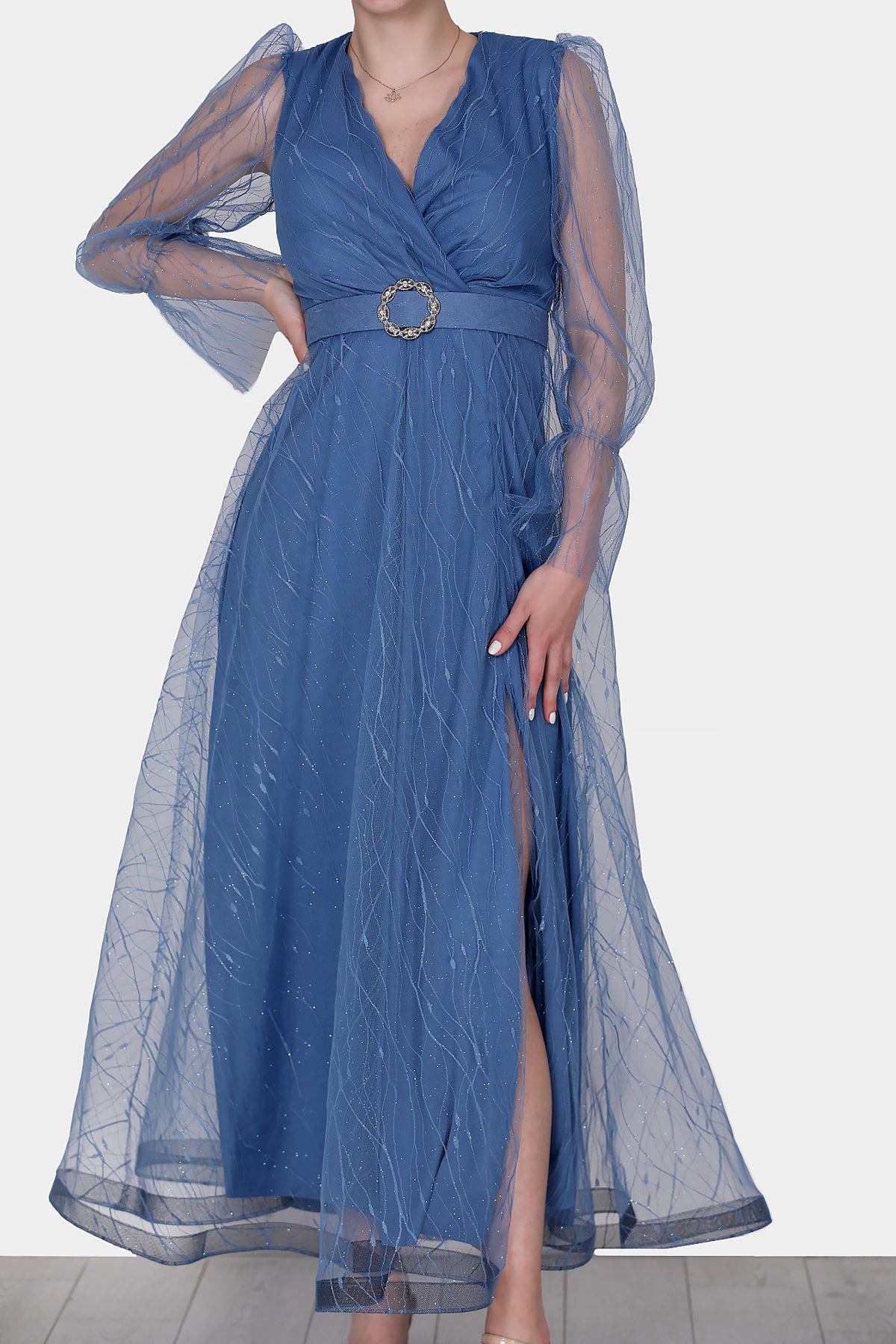 Lange maxi-jurk zomerjurk voor dames - NELB0572D5142iND