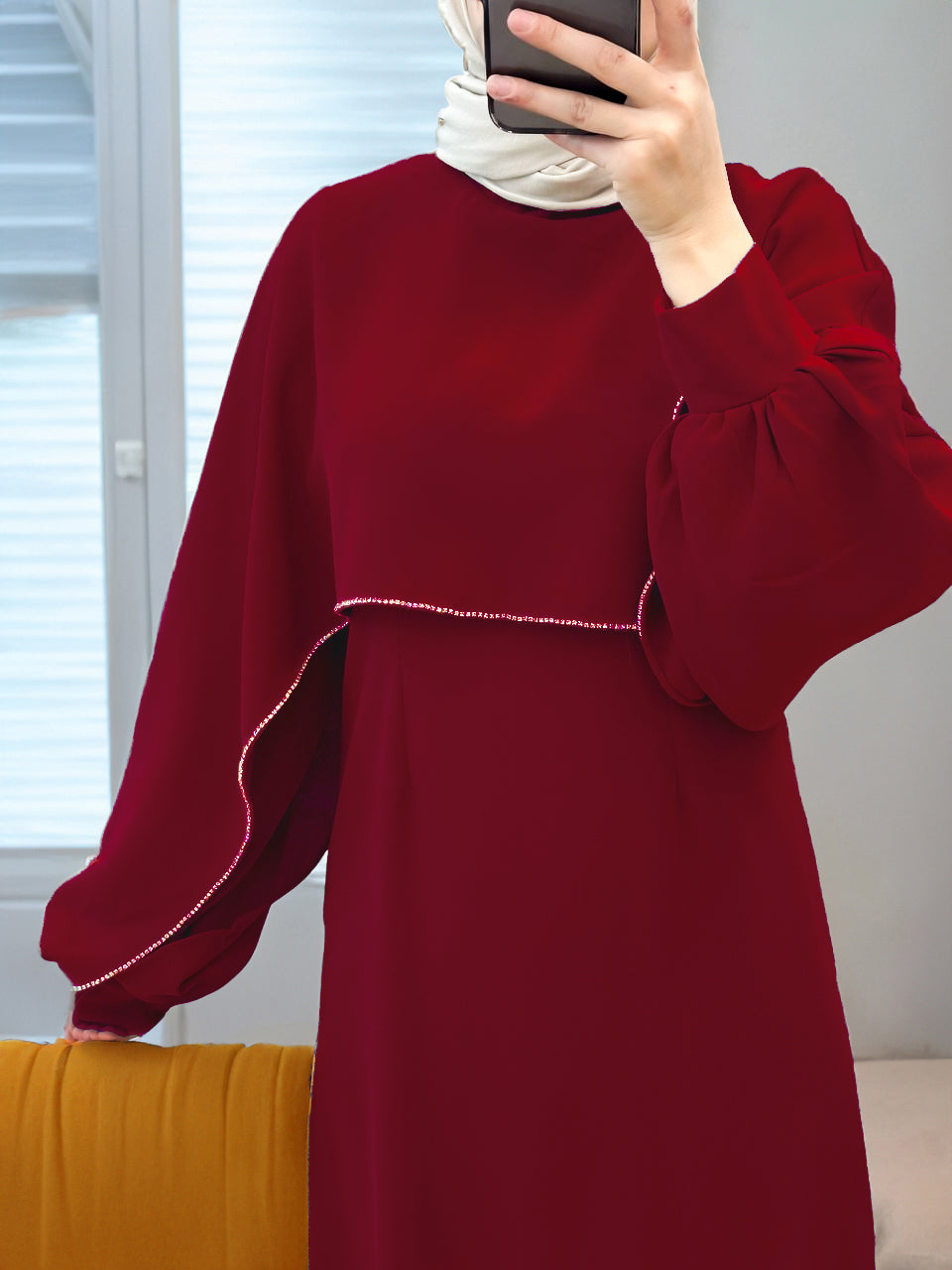 Long Dresses Abaya Hijab Dress Women - NELB0007D2024BRD