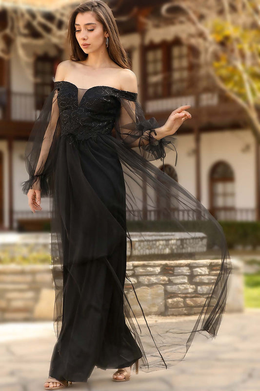 Langes Maxikleid Sommerkleid für Damen - NELB0553D8741SYH