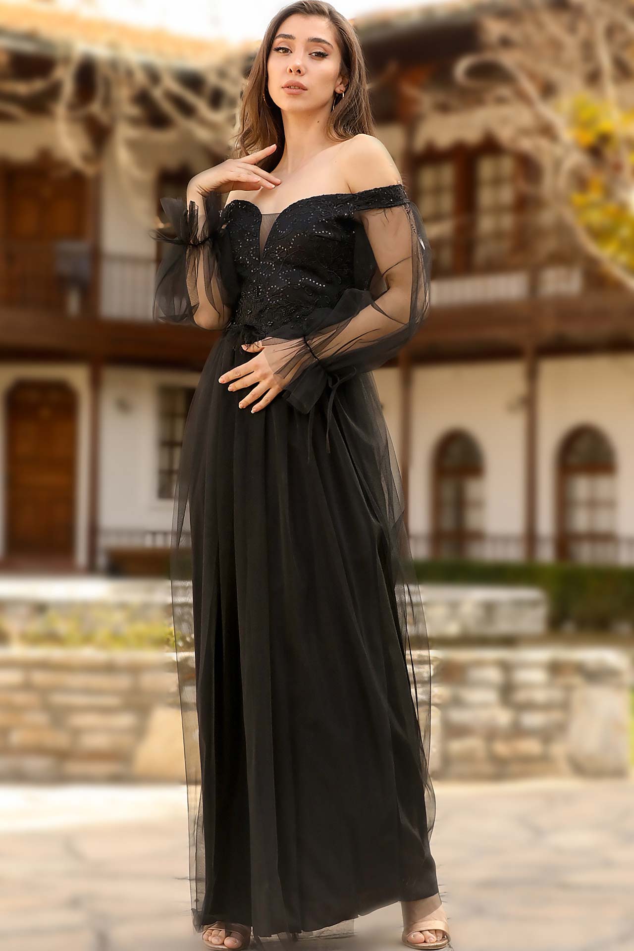 Lange maxi-jurk zomerjurk voor dames - NELB0553D8741SYH