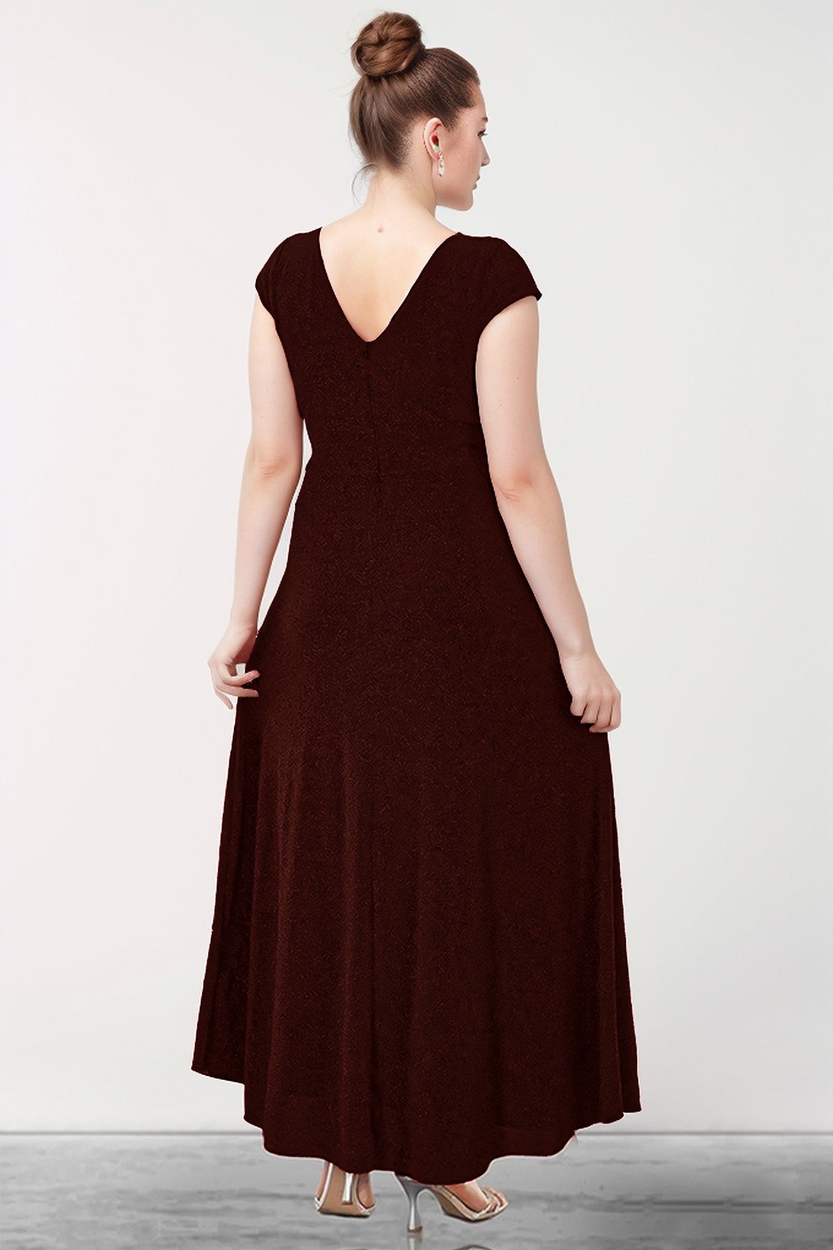 Langes Maxikleid Hochzeitskleid Für Damen - NELB1000D9773BRD