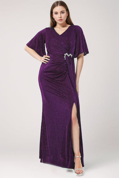 Langes Maxikleid Hochzeitskleid Für Damen - NYELB0553D9720MOR