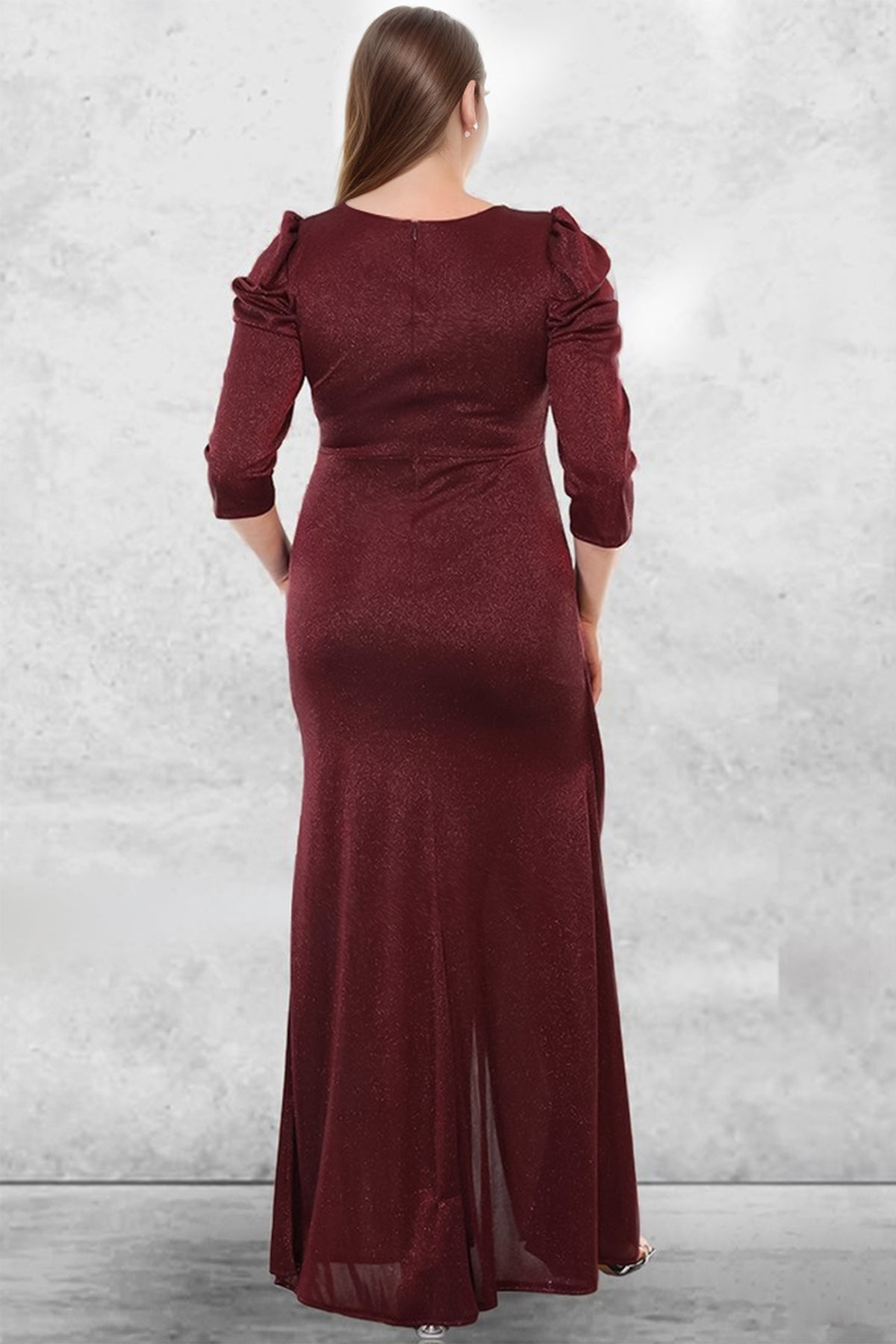 Lange maxi-jurk Trouwjurk voor dames - NELB0553D9803BRD