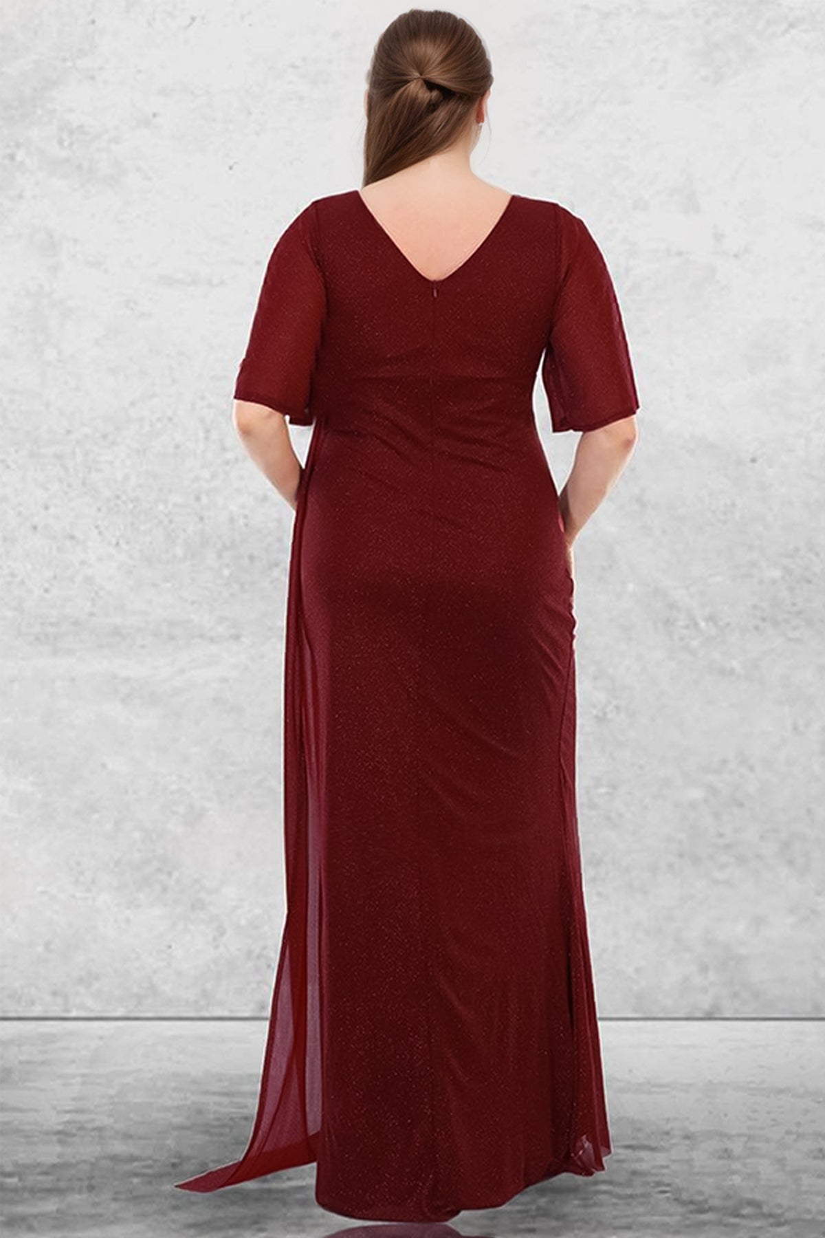 Langes Maxikleid Hochzeitskleid Für Damen - NYELB0553D9821BRD