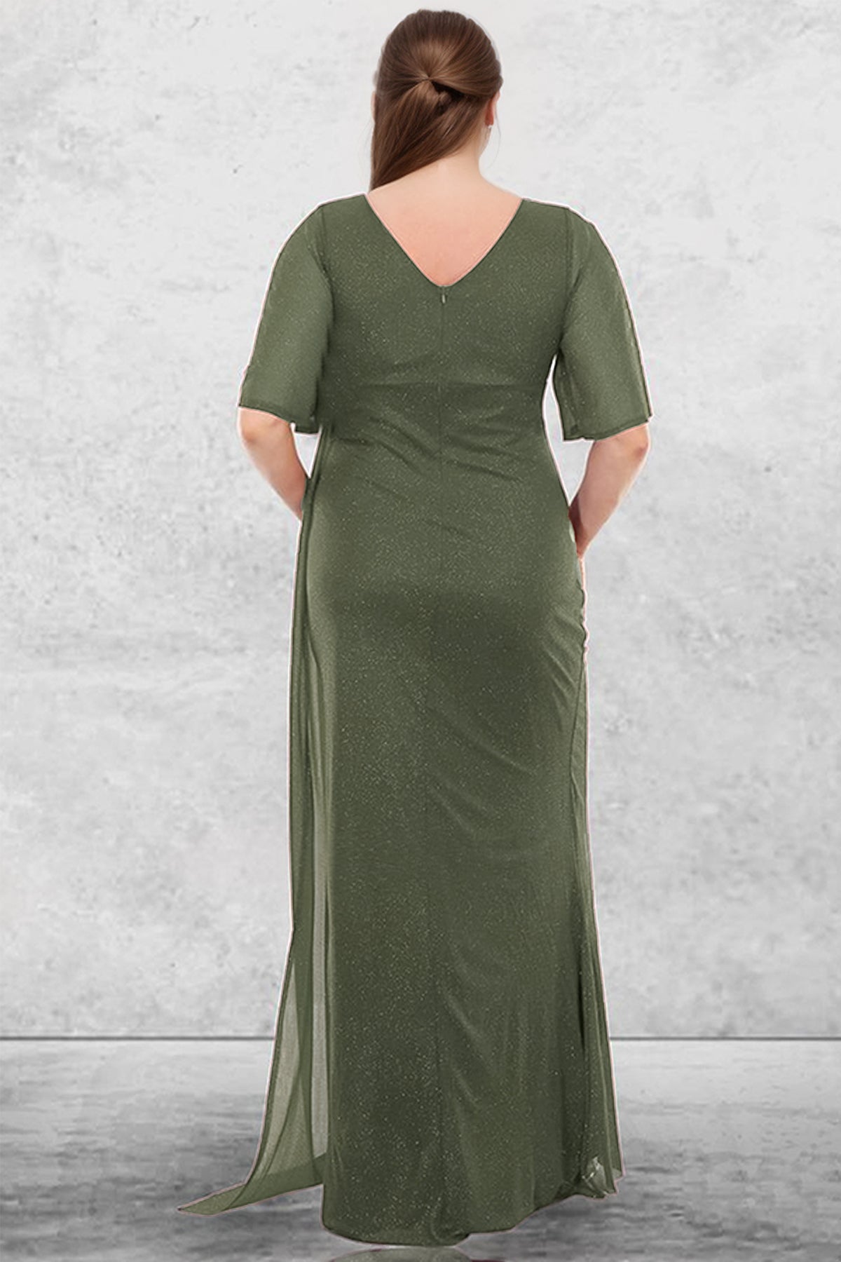 Langes Maxikleid Hochzeitskleid Für Damen - NYELB0553D9821HKİ